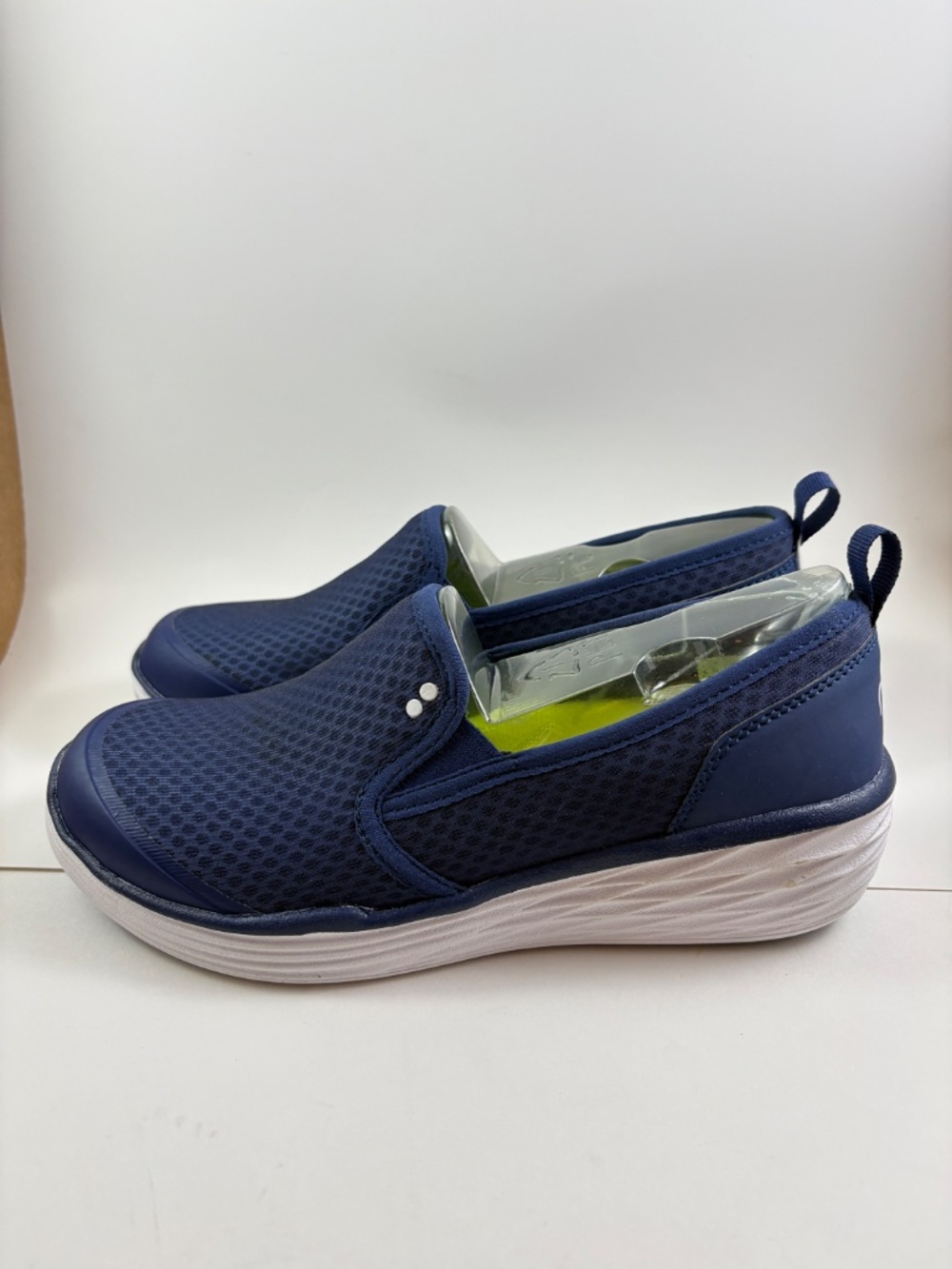 NWT Women RYKA Neve Navy Slip-on Sneakers / Size 6.5W Comfort